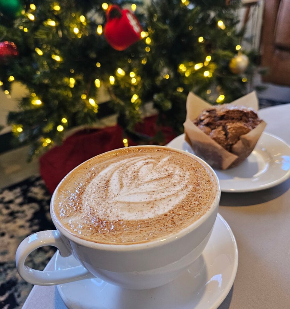 Get a perfect cup of coffee at Humble Cup Coffee Co. in Fort Mill during a visit t ChristmasVille.