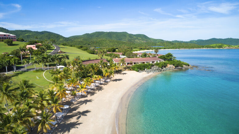 Aerial view of the Buccanneer on St Croix